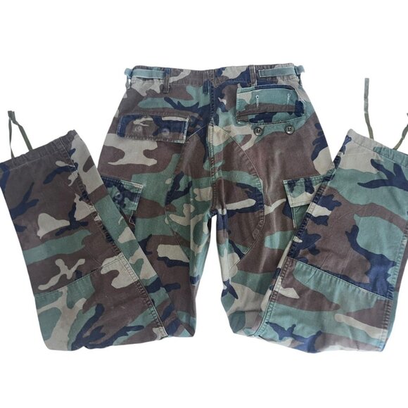 Military Camouflage Set Jacket Medium Tactical Combat & Pant Small BDU - Picture 5 of 12